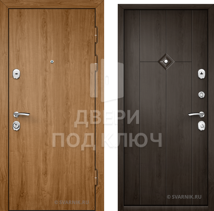 Уличная металлическая входная дверь с терморазрывом ДПК-7447
