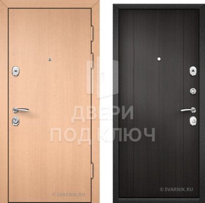Уличная входная металлическая дверь правого открывания ДПК-5819
